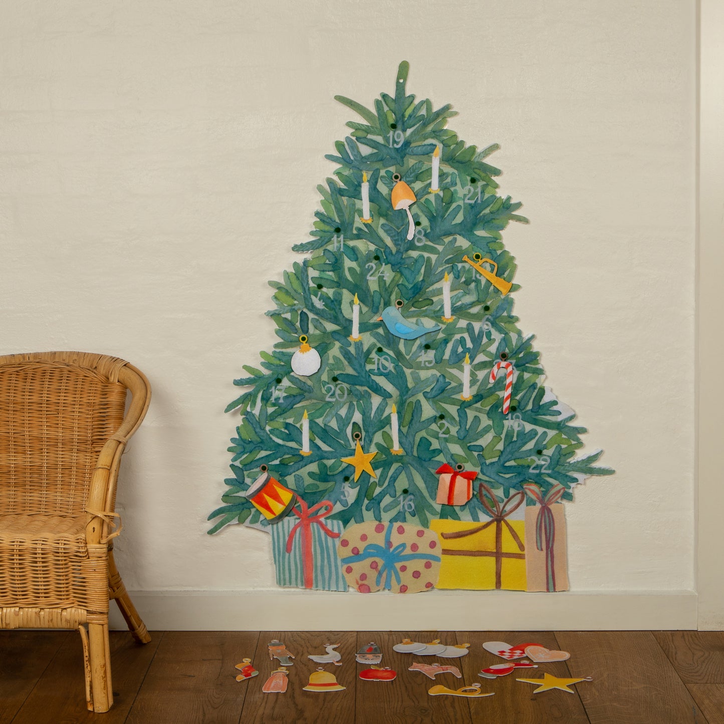 Árbol de navidad de Fieltro