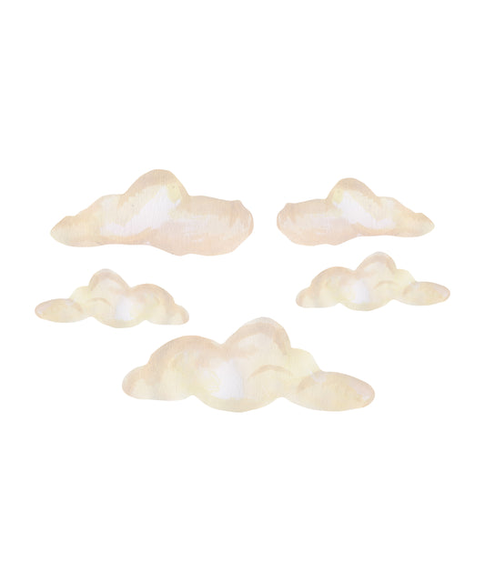 Stickers pared de nubes