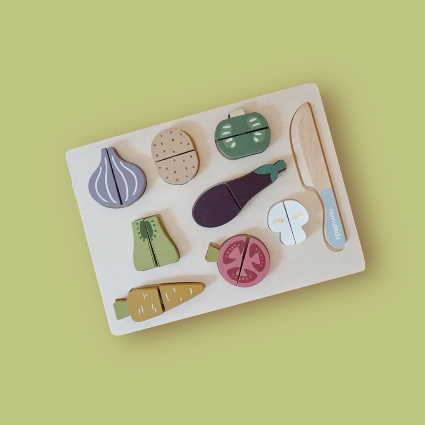 Verduras Montessori