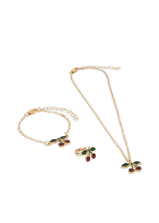 Juego de Joyería de Cerezas
